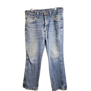 Wrangler 935NAV Cowboy‎ Cut Slim Fit Jeans 33x30 Made in USA Blue Denim